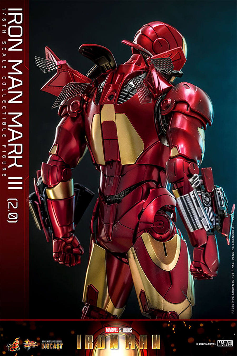 Marvel Iron Man Mark III 2.0 Sixth Scale Figure