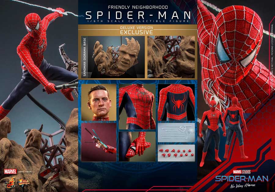 Marvel Friendly Neighborhood Spider-Man Deluxe Version Sixth Scale Figure