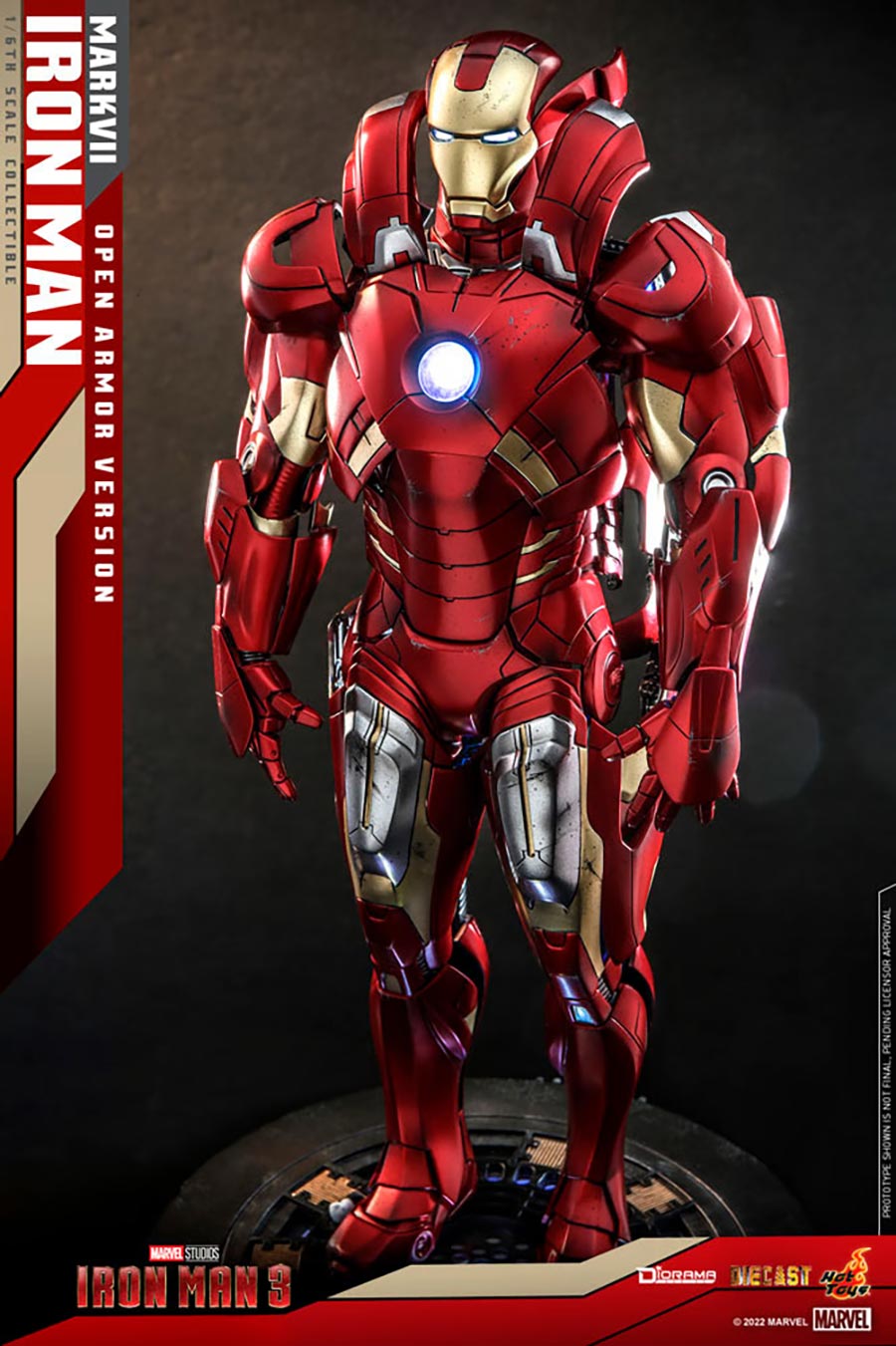 Marvel Iron Man Mark VII Open Armor Diorama Version Sixth Scale Figure