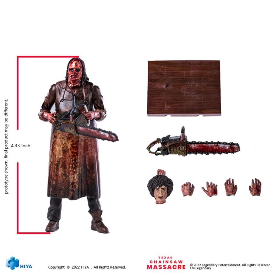 Texas Chainsaw Massacre (2022) Leatherface (Slaughter) Previews Exclusive 1/18 Scale Exquisite Mini Figure