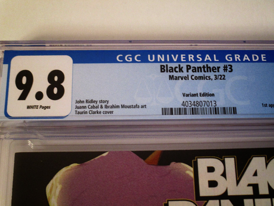 Black Panther Vol 8 #3 Cover F CGC 9.8 Incentive Taurin Clarke Variant Cover (#200)