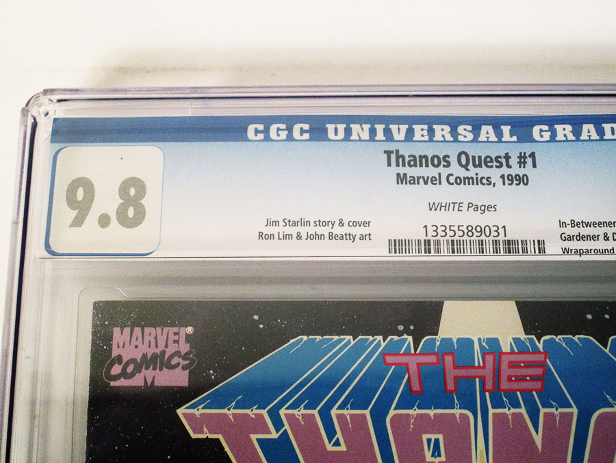 Thanos Quest #1 Cover C CGC 9.8 1st Ptg