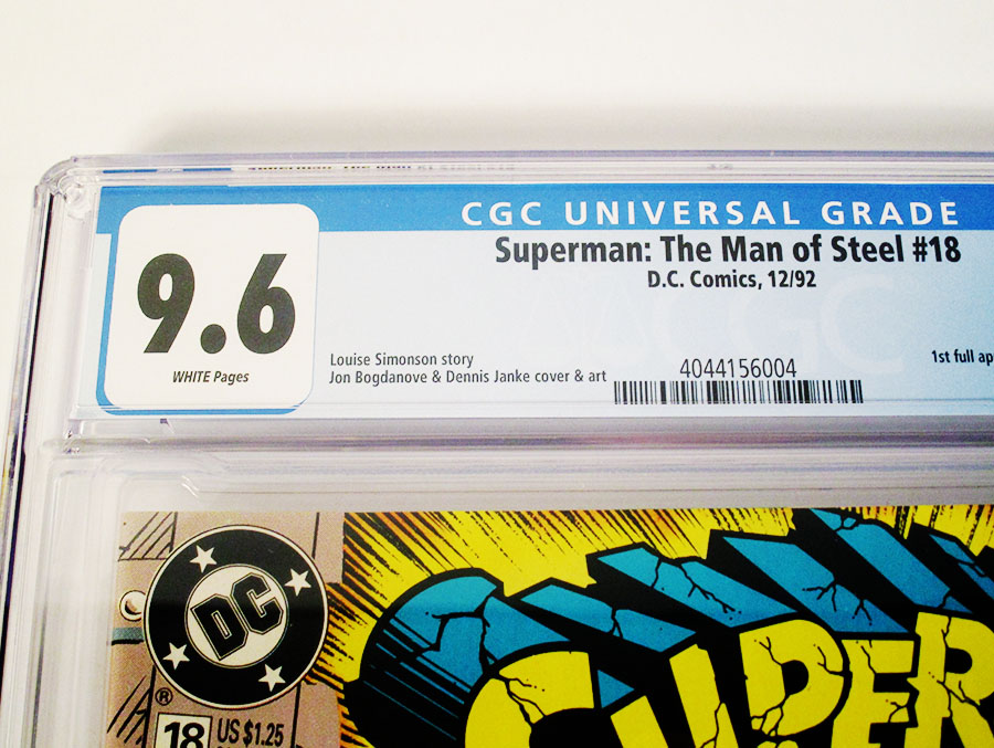 Superman The Man Of Steel #18 Cover F 1st Ptg CGC 9.6