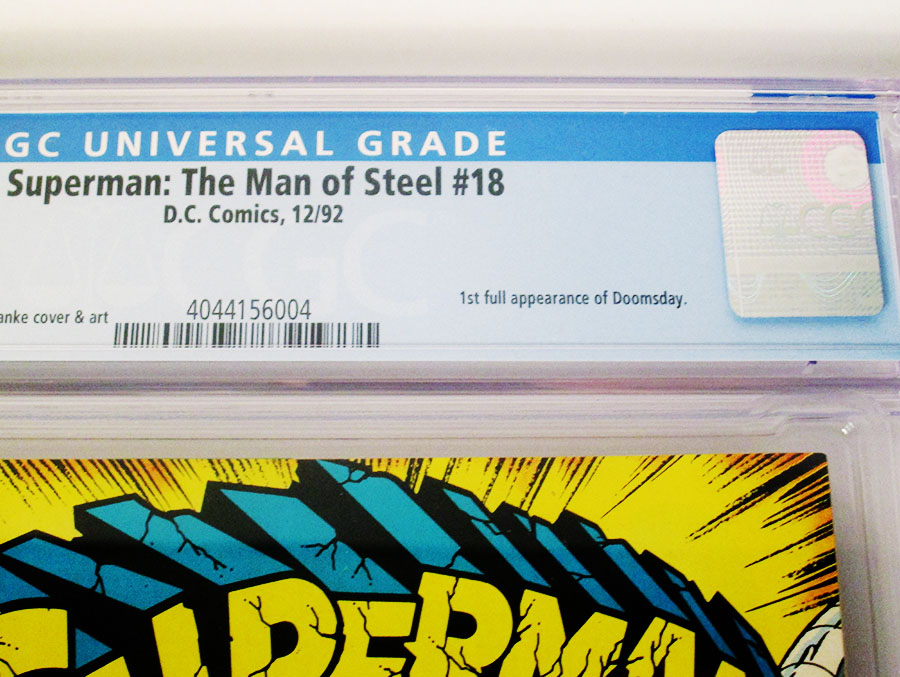 Superman The Man Of Steel #18 Cover F 1st Ptg CGC 9.6