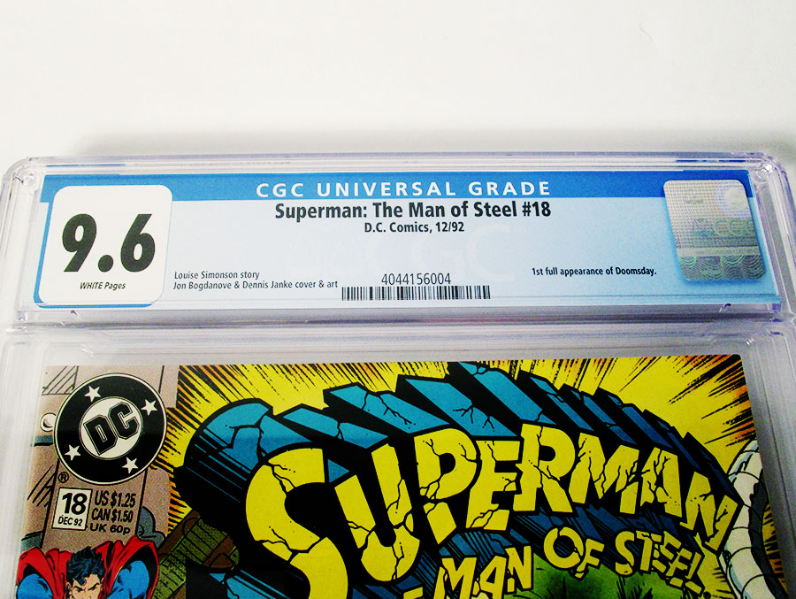 Superman The Man Of Steel #18 Cover F 1st Ptg CGC 9.6