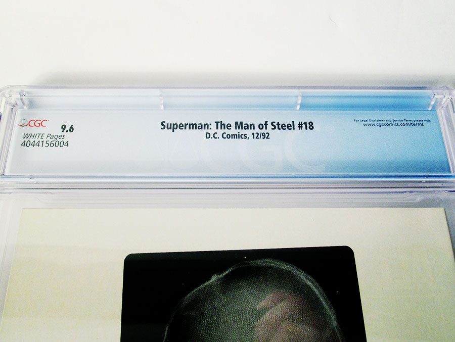 Superman The Man Of Steel #18 Cover F 1st Ptg CGC 9.6