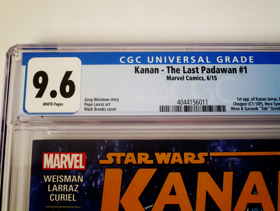 Kanan The Last Padawan #1 Cover G 1st Ptg Regular Mark Brooks Cover CGC 9.6