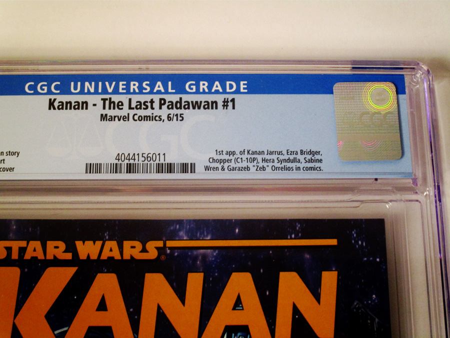 Kanan The Last Padawan #1 Cover G 1st Ptg Regular Mark Brooks Cover CGC 9.6