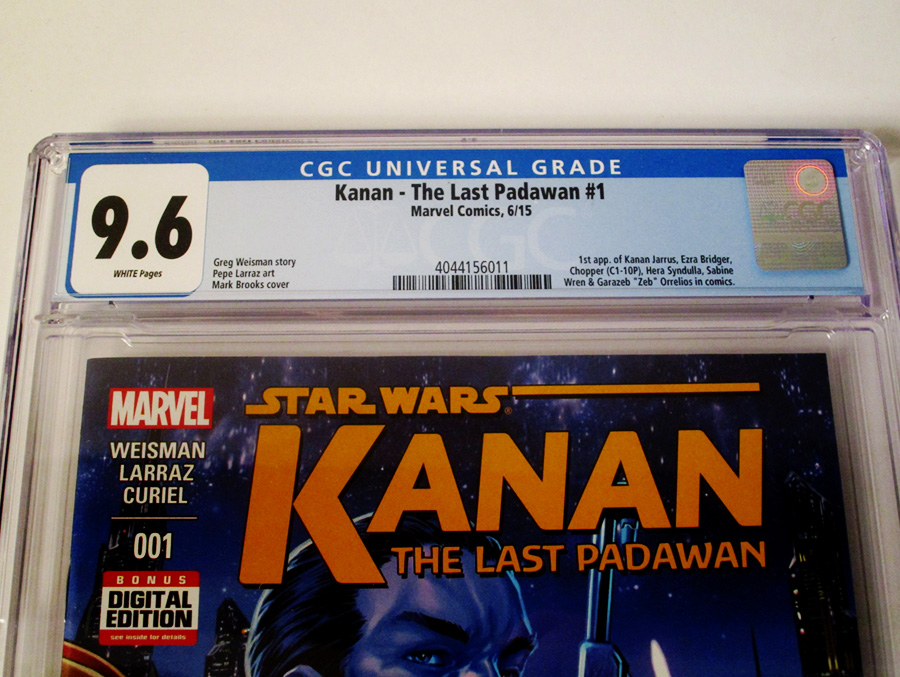 Kanan The Last Padawan #1 Cover G 1st Ptg Regular Mark Brooks Cover CGC 9.6