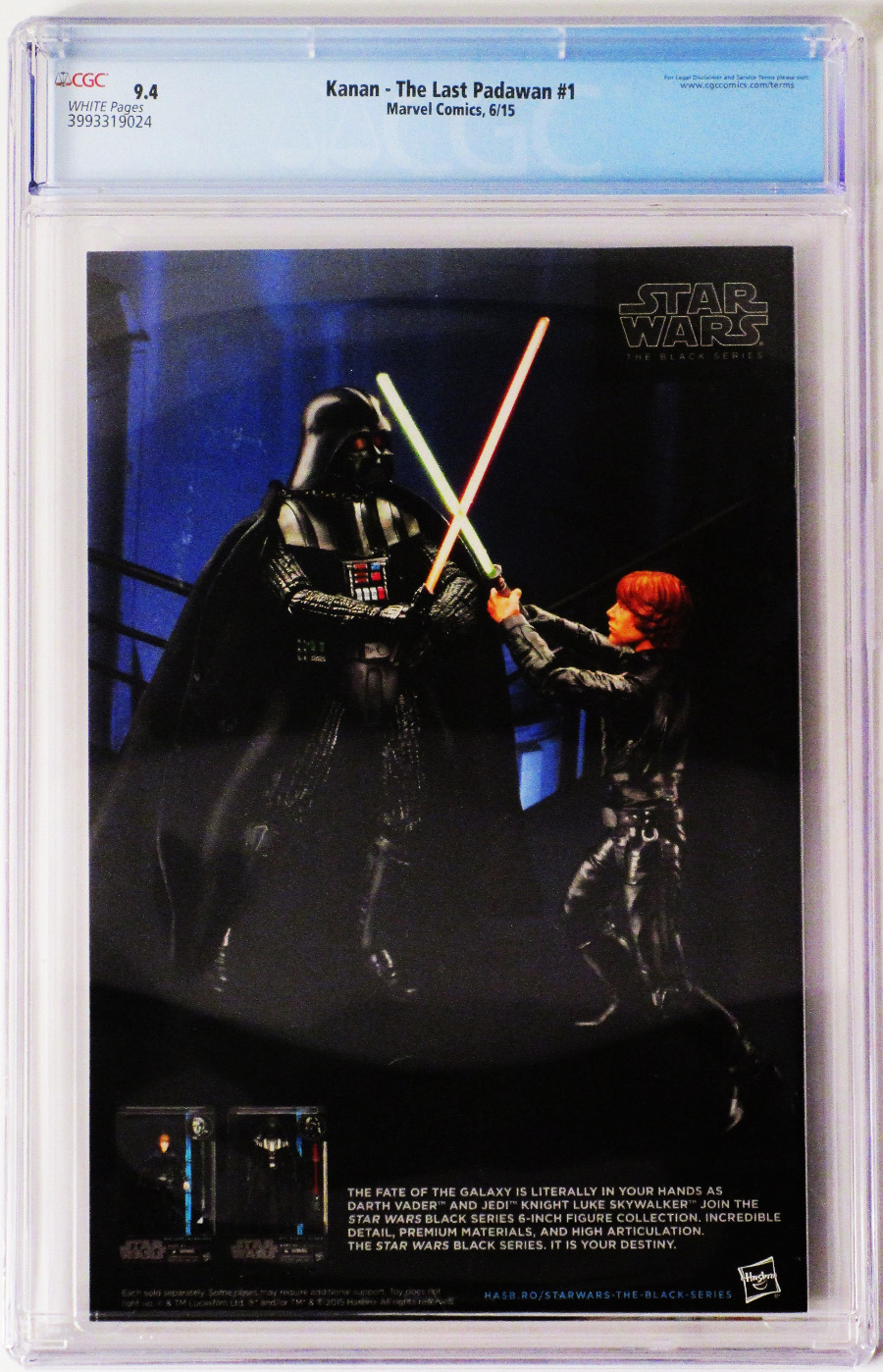 Kanan The Last Padawan #1 Cover H 1st Ptg Regular Mark Brooks Cover CGC 9.4