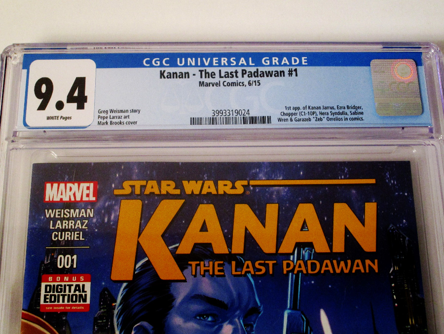 Kanan The Last Padawan #1 Cover H 1st Ptg Regular Mark Brooks Cover CGC 9.4