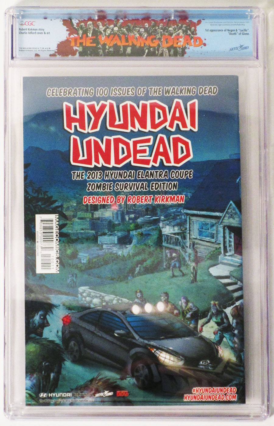 Walking Dead #100 Cover Z-M Charlie Adlard Cover CGC 7.5