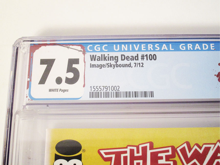 Walking Dead #100 Cover Z-M Charlie Adlard Cover CGC 7.5