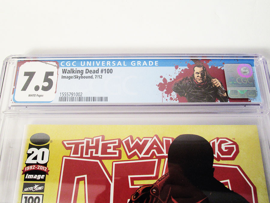 Walking Dead #100 Cover Z-M Charlie Adlard Cover CGC 7.5