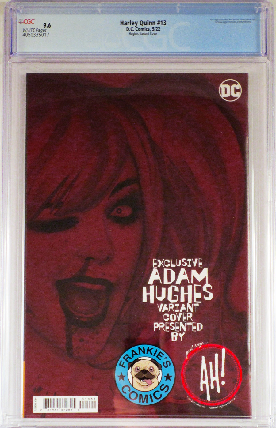 Harley Quinn Vol 4 #13 Cover E CGC 9.6 Variant Adam Hughes Cover