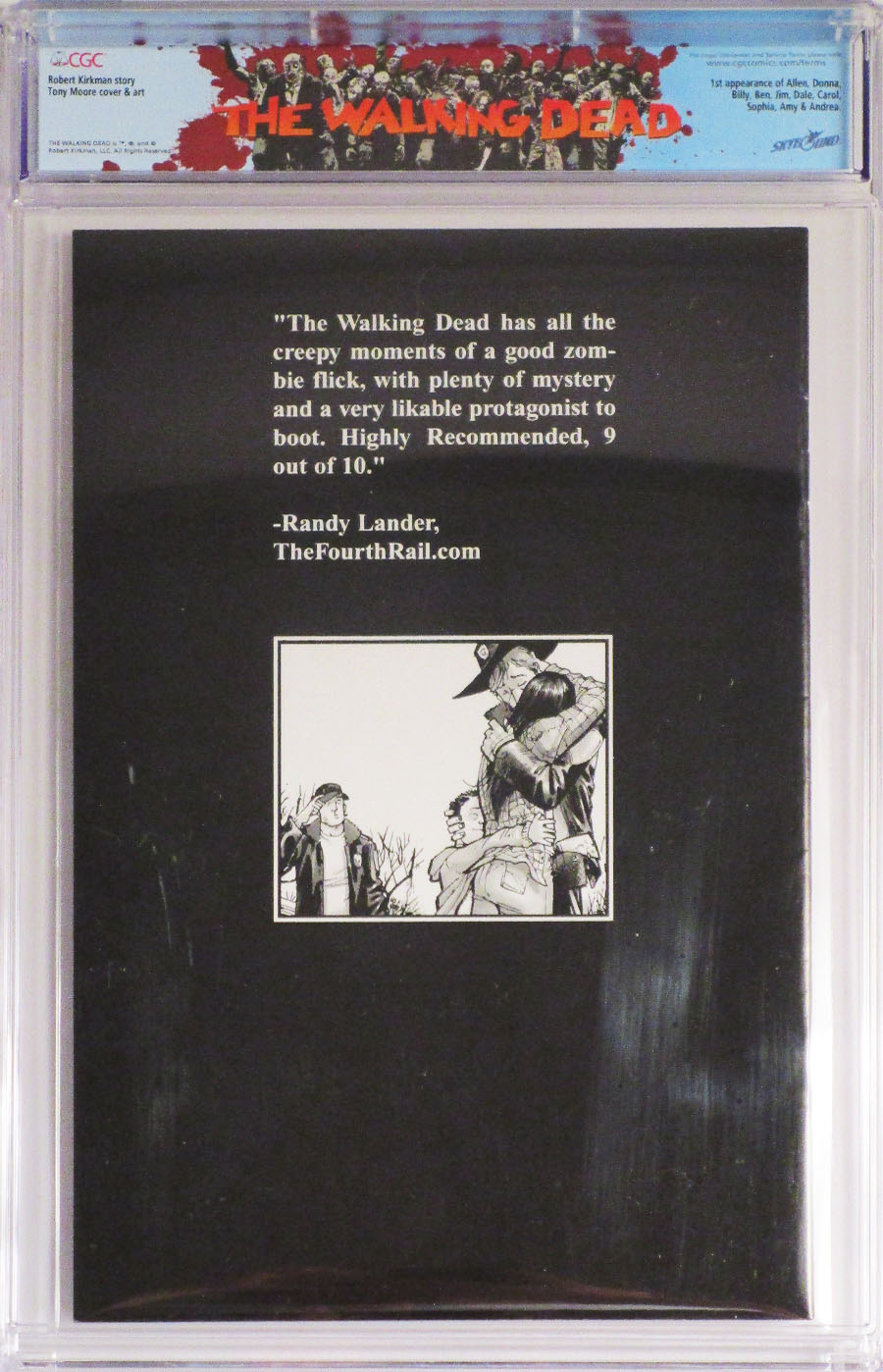 Walking Dead #3 Cover C CGC 9.0