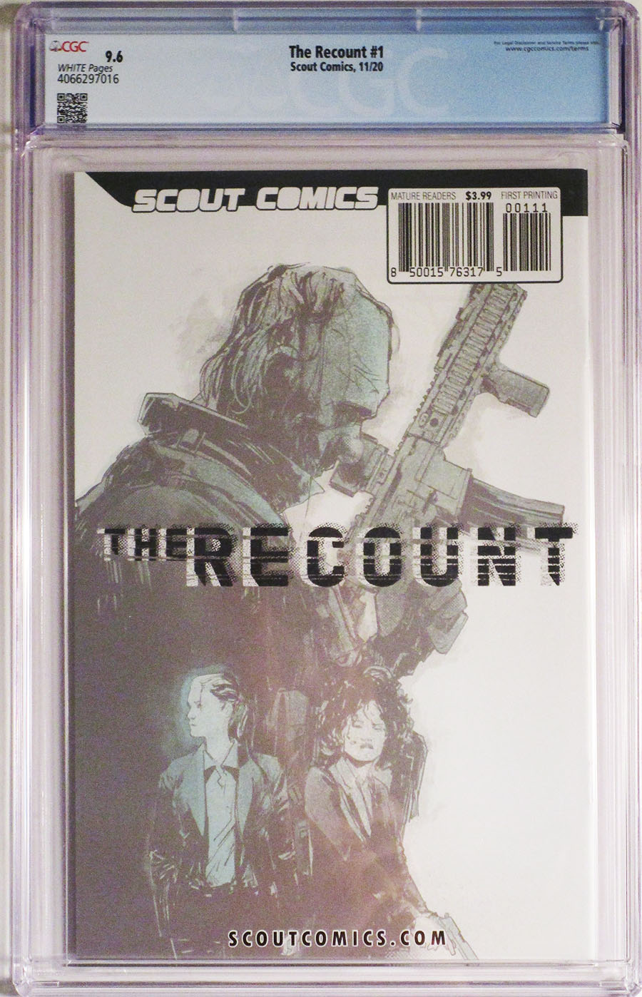 Recount #1 Cover D Regular Gabriel Ibarra Nunez Cover CGC 9.6