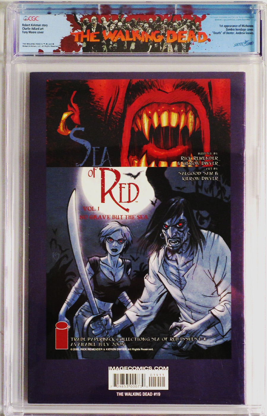 Walking Dead #19 Cover B CGC 8.0