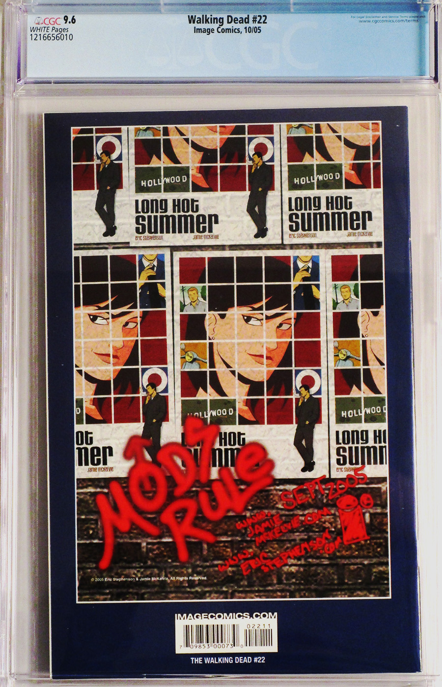 Walking Dead #22 Cover B CGC 9.6
