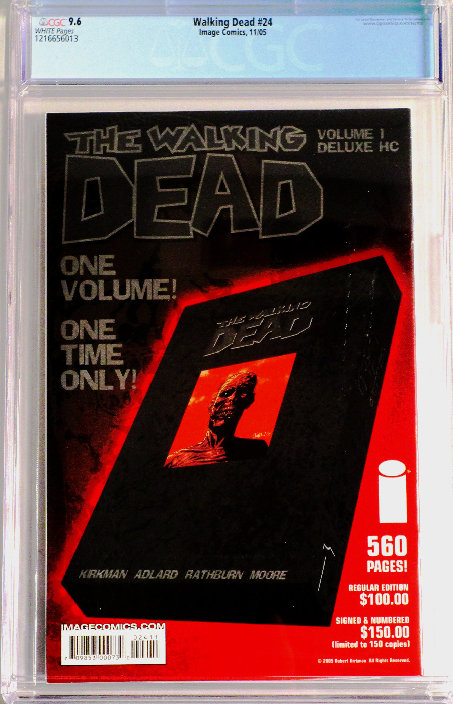 Walking Dead #24 Cover B CGC 9.6