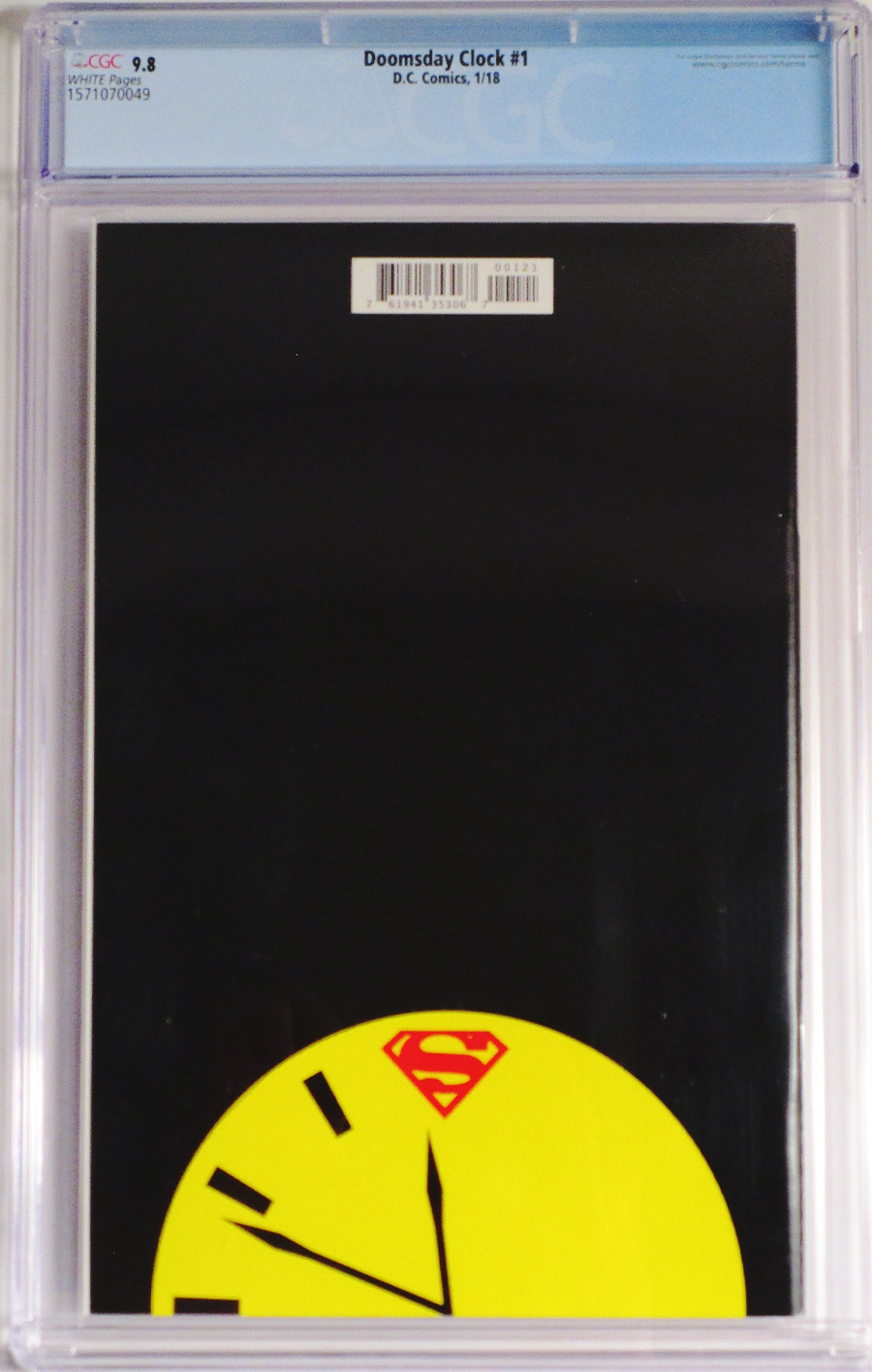 Doomsday Clock #1 Cover L 1st Ptg Regular Gary Frank Cover CGC 9.8