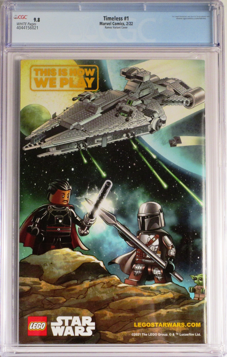 Timeless #1 (One Shot) Cover Q Variant Humberto Ramos Miss Minutes Cover CGC 9.8
