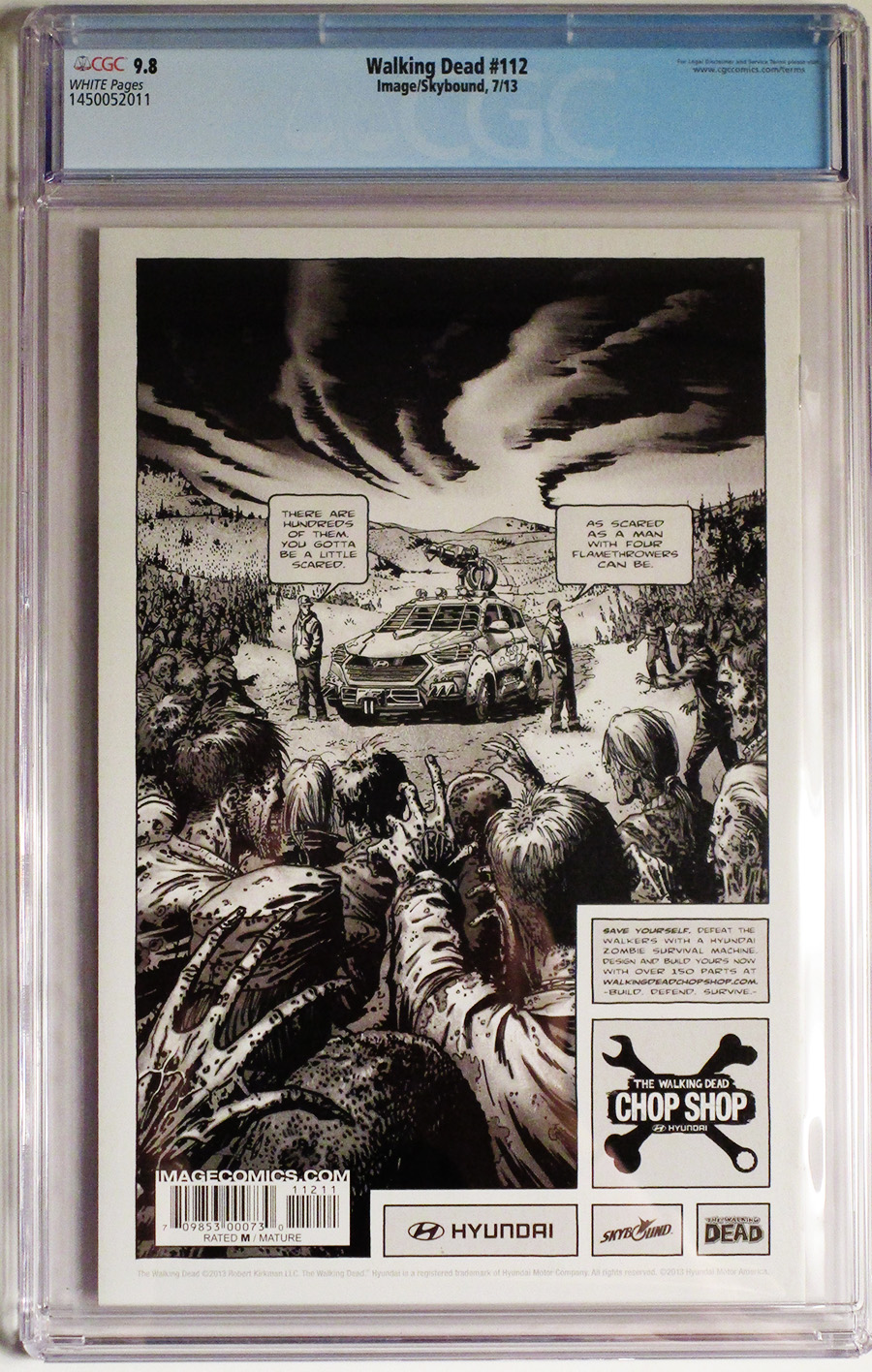 Walking Dead #112 Cover B CGC 9.8