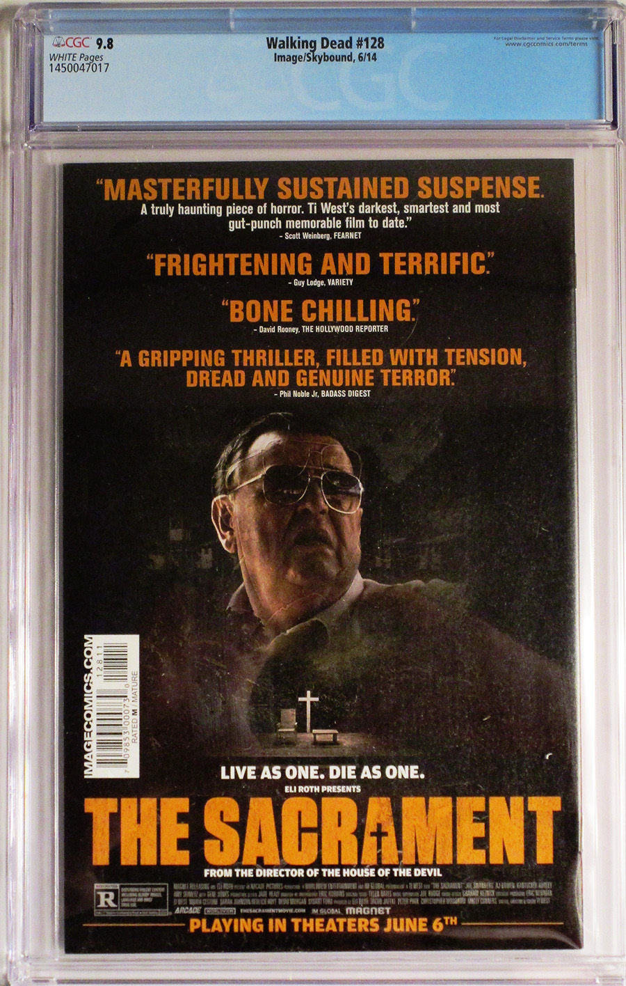 Walking Dead #128 Cover B CGC 9.8