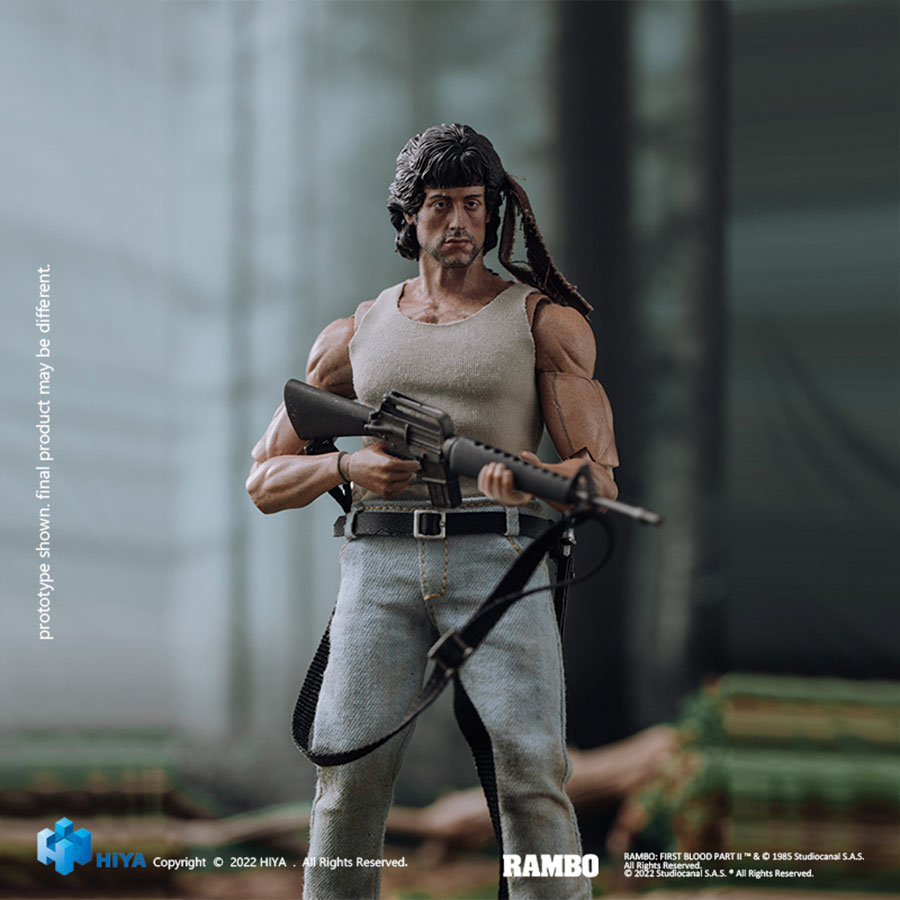 Rambo First Blood Rambo Exquisite Super Series Previews Exclusive 1/12 Scale Action Figure