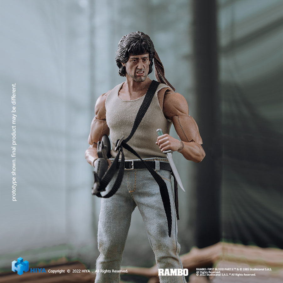 Rambo First Blood Rambo Exquisite Super Series Previews Exclusive 1/12 Scale Action Figure