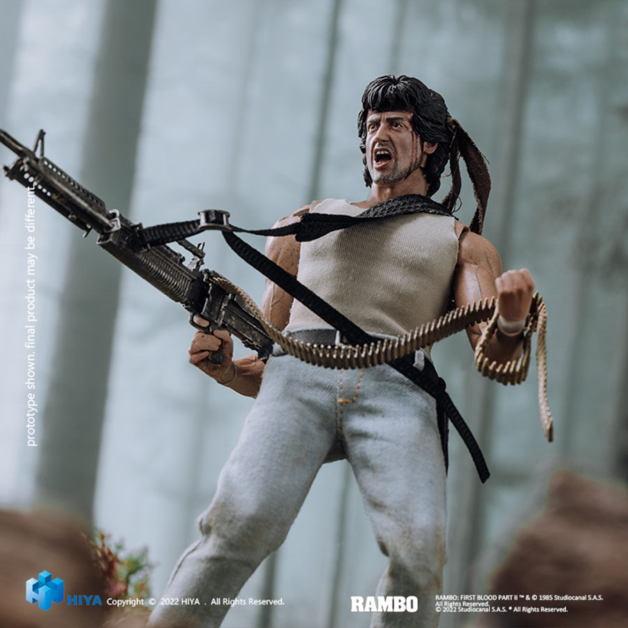 Rambo First Blood Rambo Exquisite Super Series Previews Exclusive 1/12 Scale Action Figure