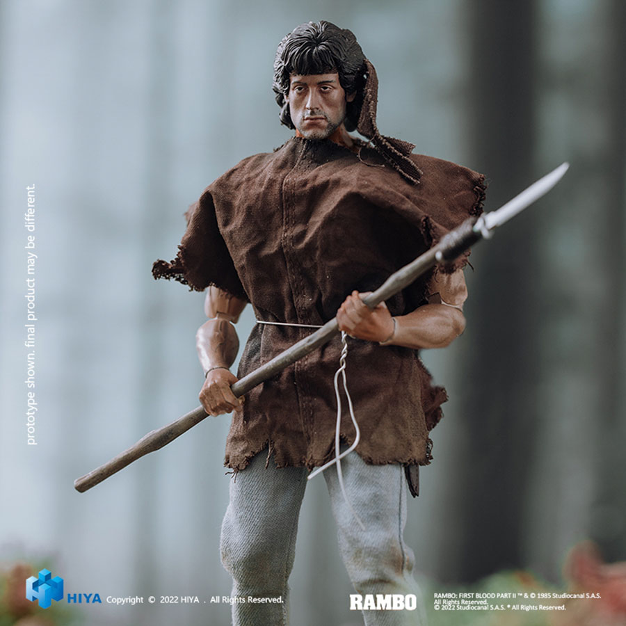 Rambo First Blood Rambo Exquisite Super Series Previews Exclusive 1/12 Scale Action Figure