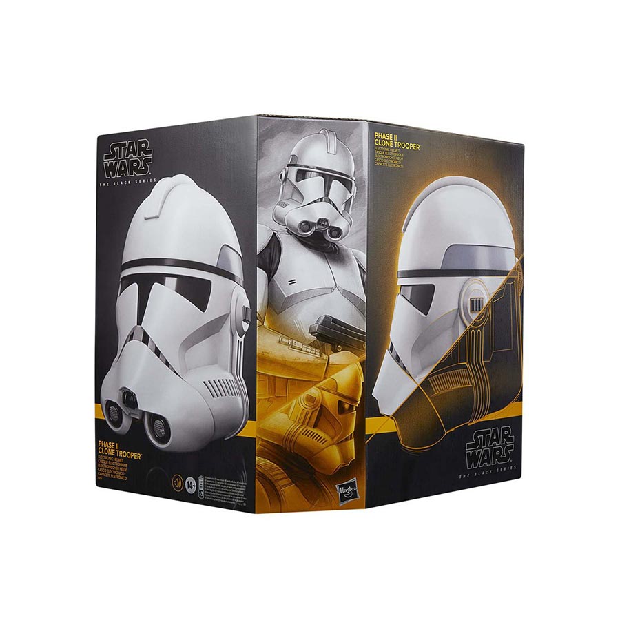 Star Wars Black Series Phase II Clone Trooper Premium Electronic Helmet Prop Replica