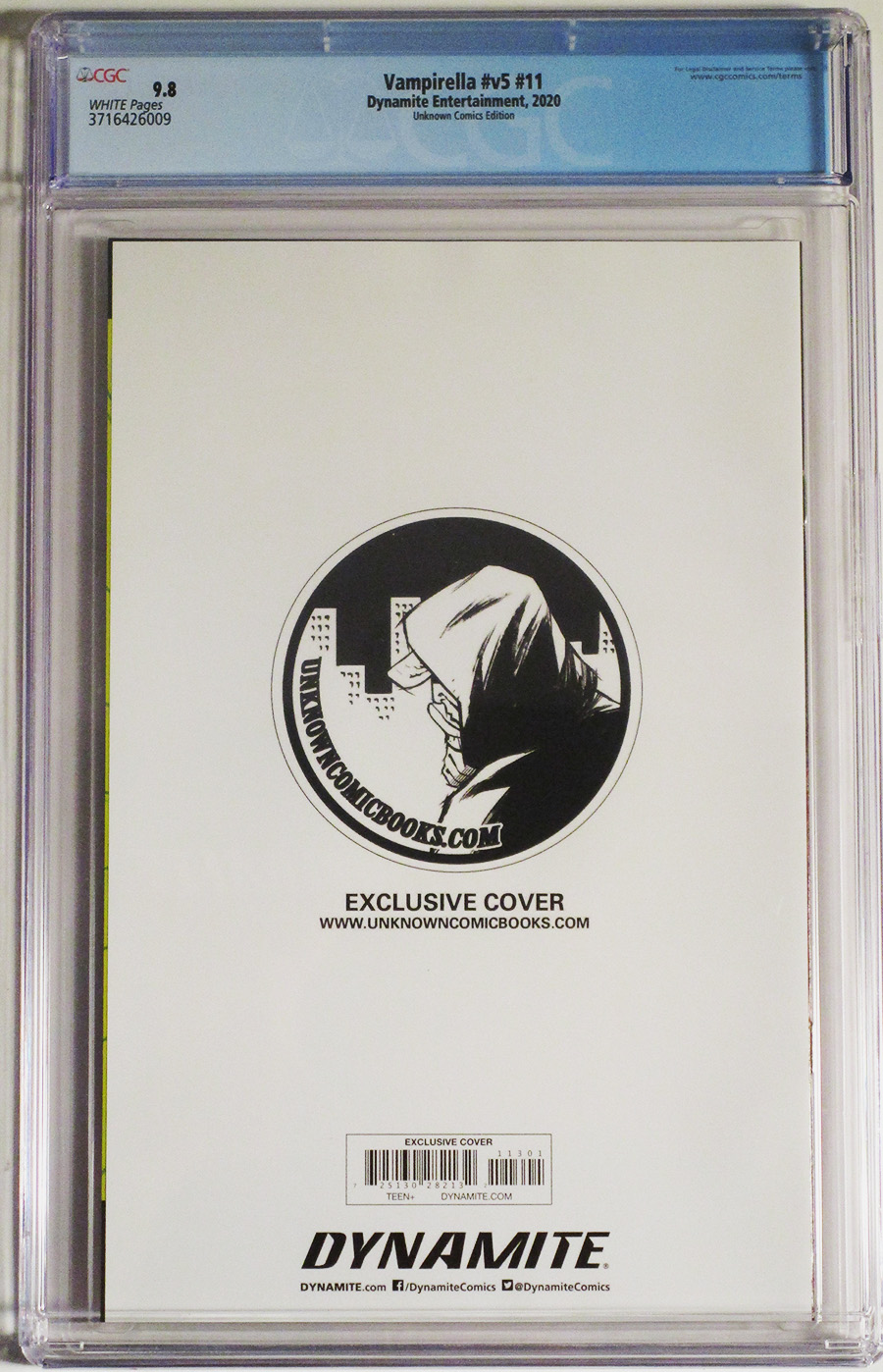 Vampirella Vol 8 #11 Cover Y Crees Lee Variant CGC Graded 9.8