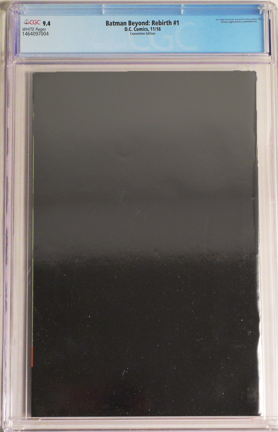 Batman Beyond Rebirth #1 Cover E CGC 9.4 NYCC Exclusive Ryan Sook Chrome Cover