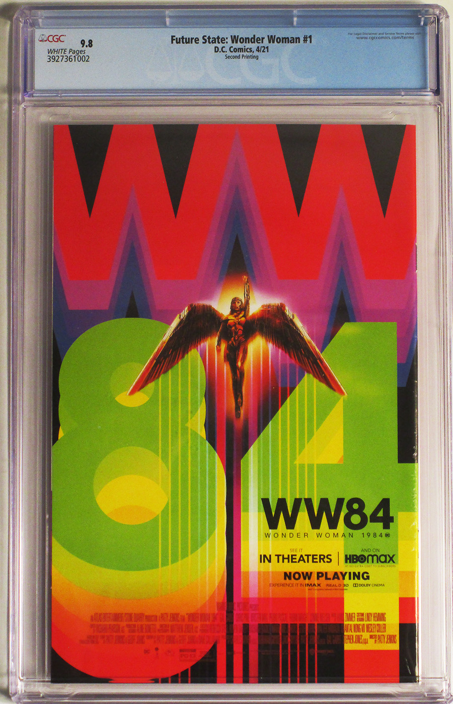 Future State Wonder Woman #1 Cover G CGC 9.8  2nd Ptg Joelle Jones Design Variant Cover