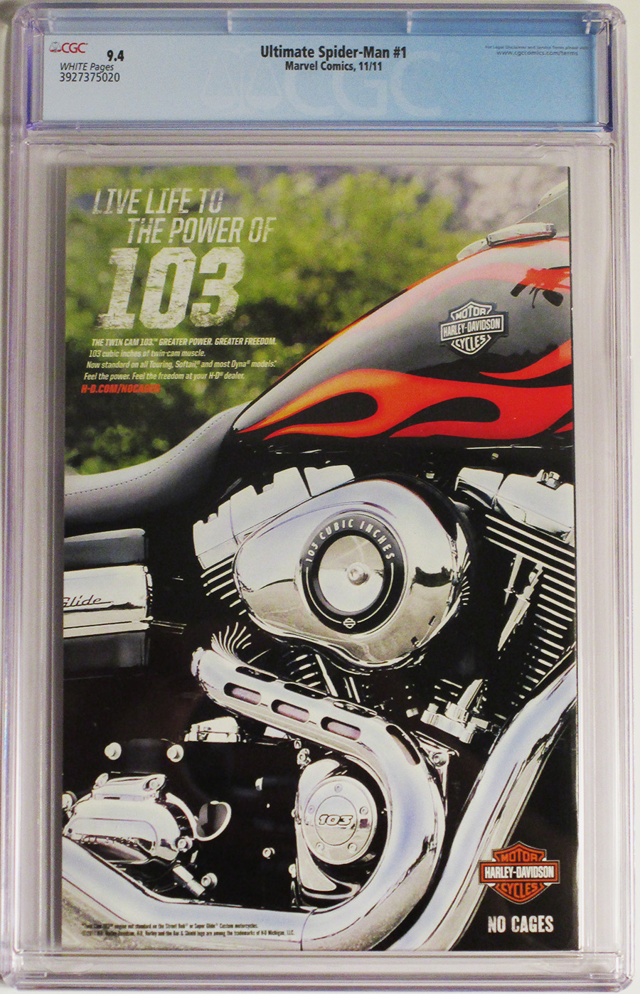 Ultimate Comics Spider-Man Vol 2 #1 Cover F CGC 9.4 Regular Kaare Andrews Cover Without Polybag