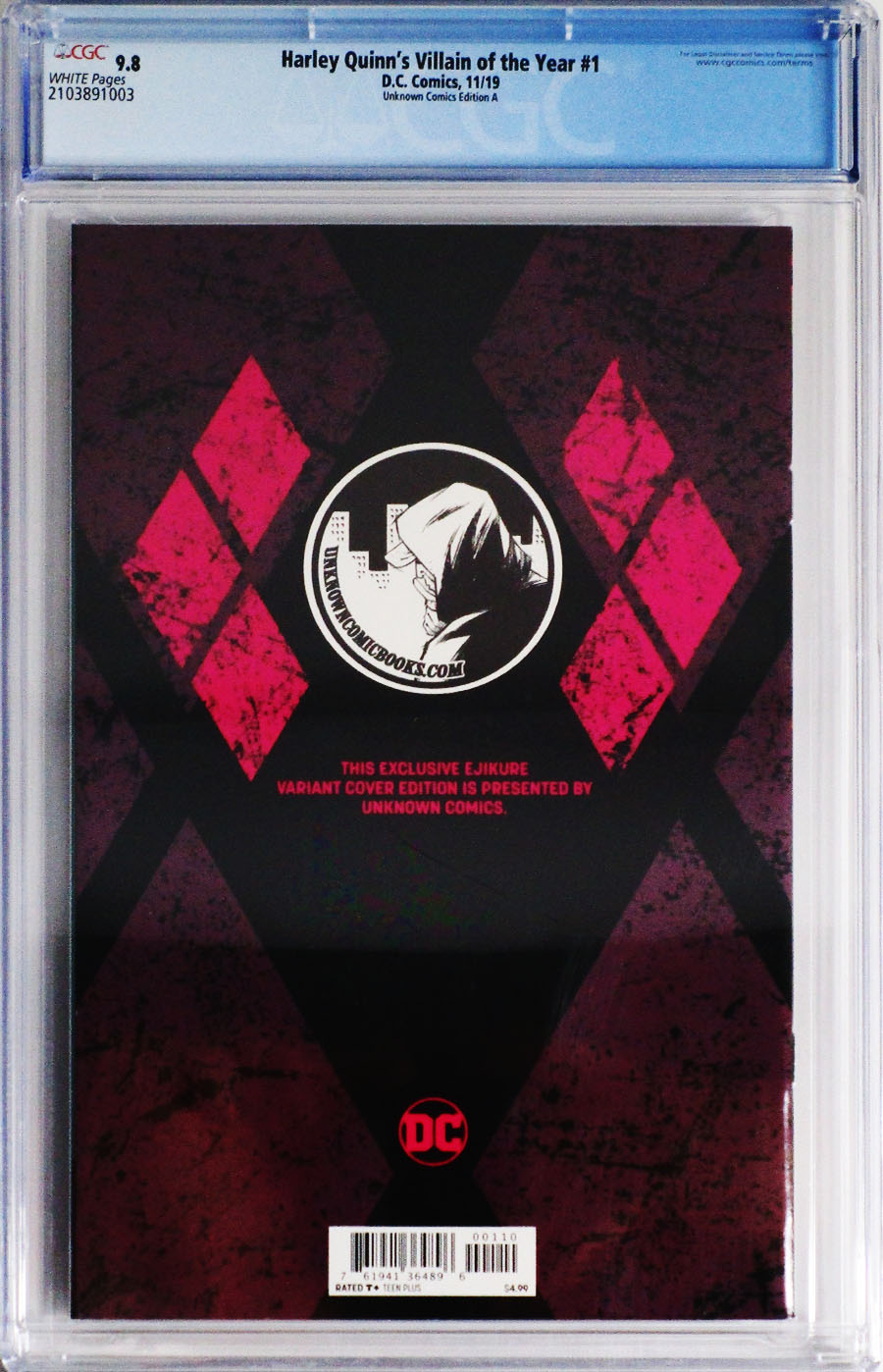 Harley Quinn Villain Of The Year #1 Cover E CGC 9.8 Ejikure Variant Cover