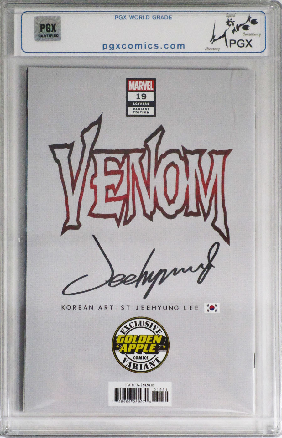 Venom Vol 4 #19 Cover F PGX 9.4 Variant Jeehyung Lee Mary Jane Virgin Cover (Absolute Carnage Tie-In)