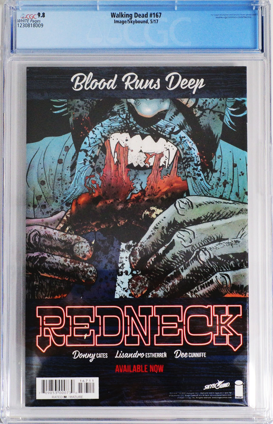 Walking Dead #167 Cover D CGC 9.8 Regular Charlie Adlard & Dave Stewart Cover