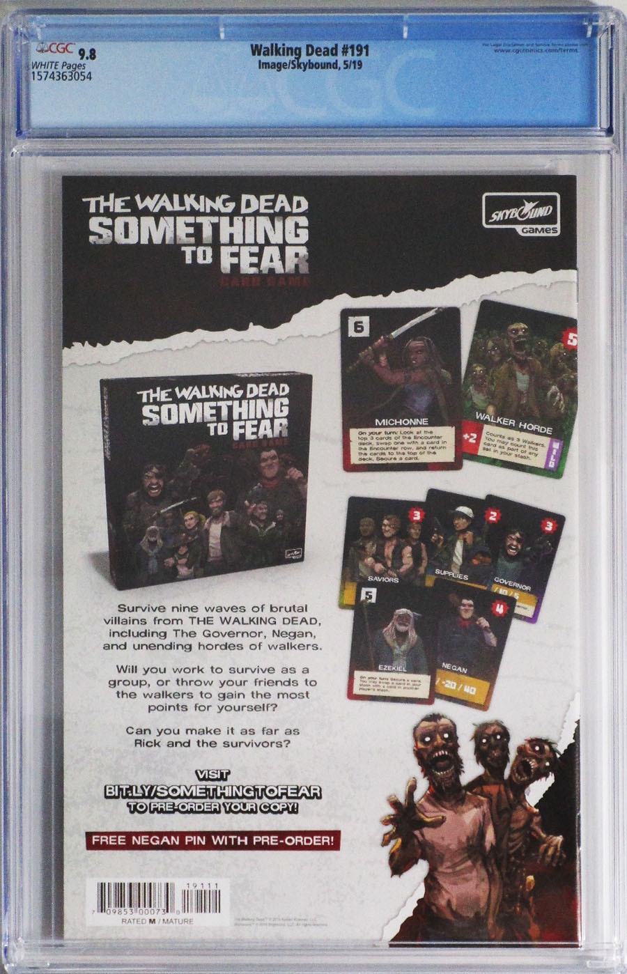 Walking Dead #191 Cover C CGC 9.8 1st Ptg