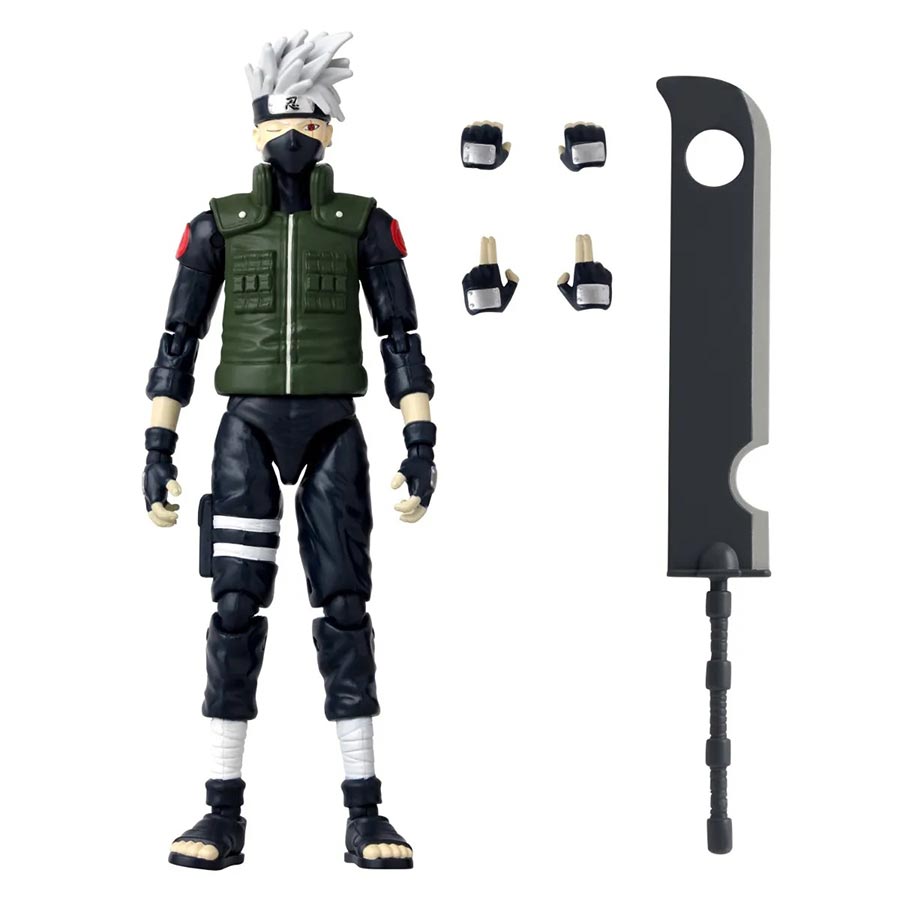 Anime Heroes Naruto 6.5-Inch Action Figure - Kakashi Fourth Great Ninja War