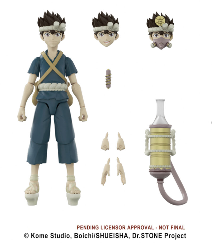 Dr STONE 1/12 Scale Action Figure - Chrome