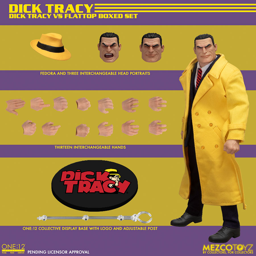 One-12 Collective Dick Tracy vs Flattop Action Figure Boxed Set