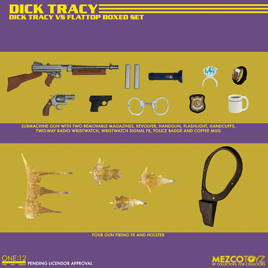 One-12 Collective Dick Tracy vs Flattop Action Figure Boxed Set