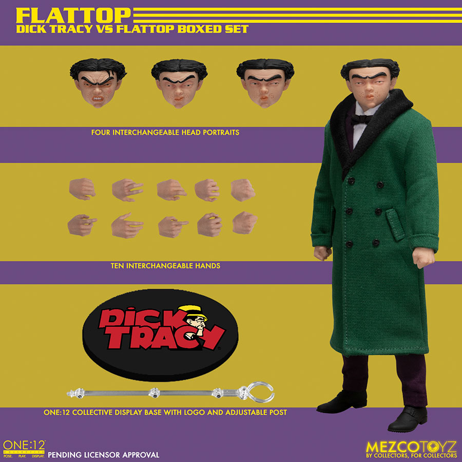 One-12 Collective Dick Tracy vs Flattop Action Figure Boxed Set