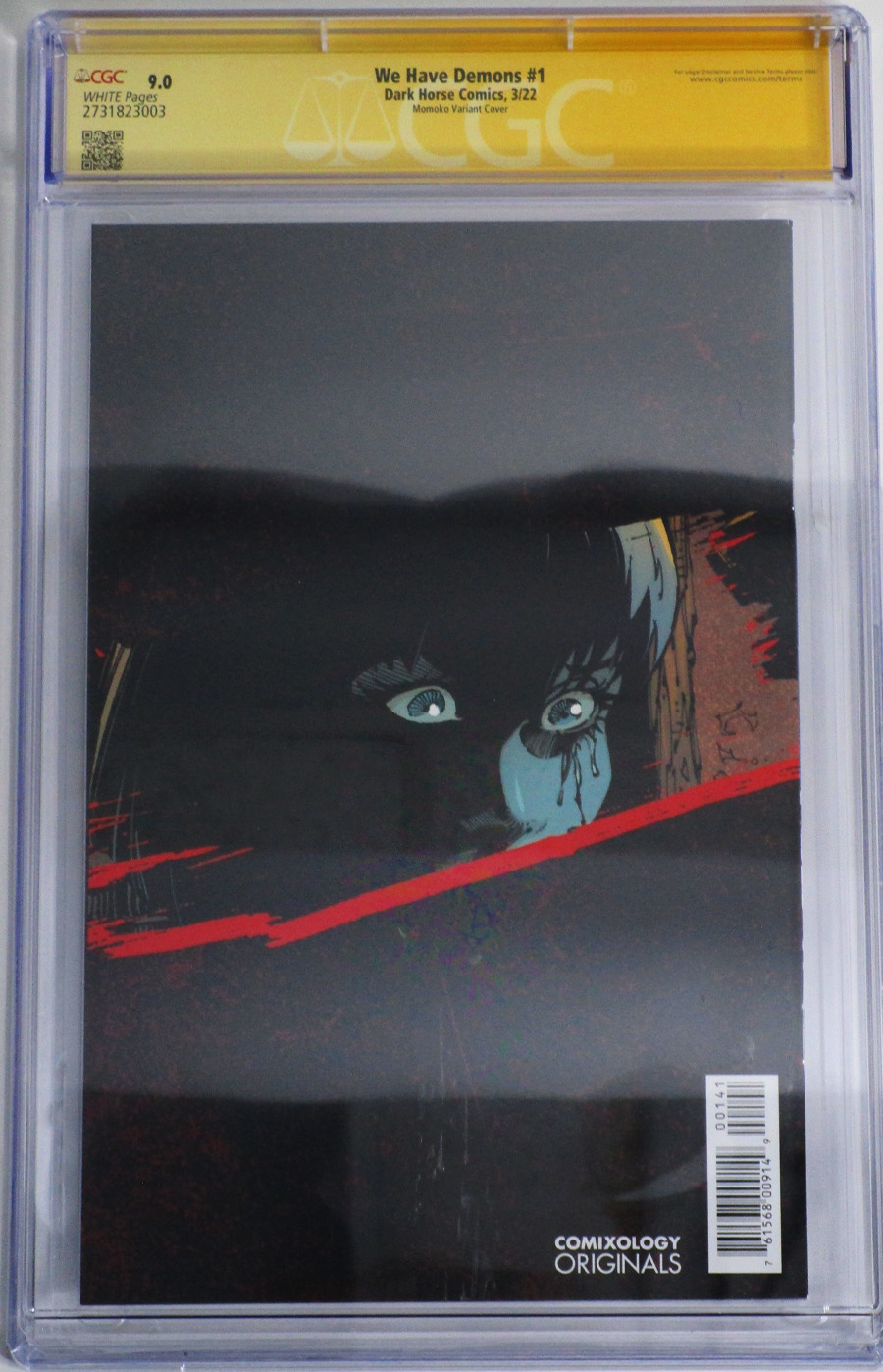 We Have Demons #1 Cover M CGC Signed By Scott Snyder Greg Capullo Peach Momoko 9.0
