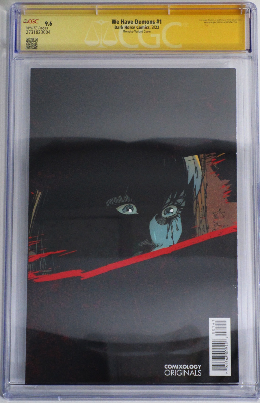 We Have Demons #1 Cover N CGC Signed By Scott Snyder Greg Capullo Peach Momoko 9.6