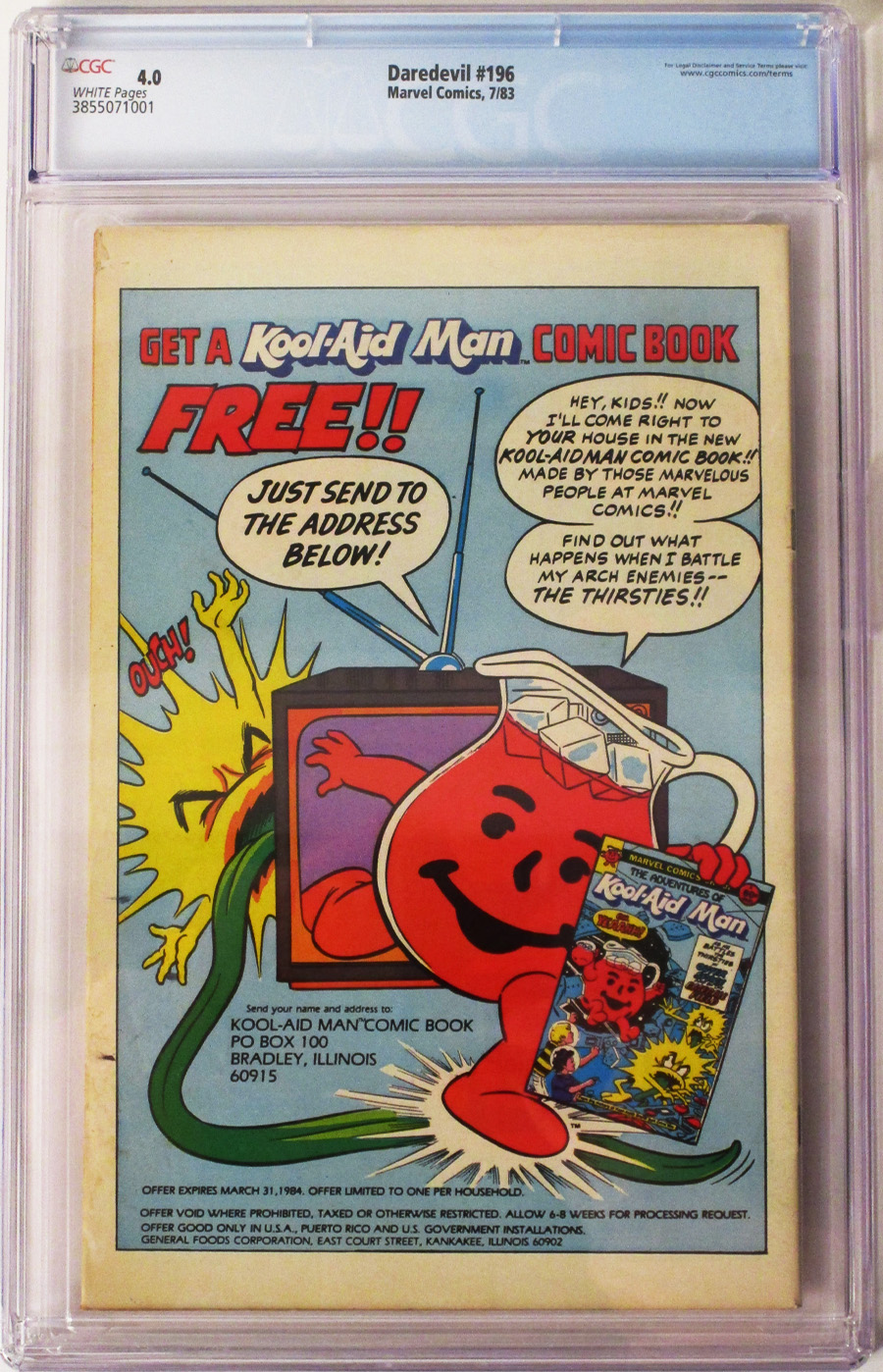 Daredevil #196 Cover B CGC 4.0