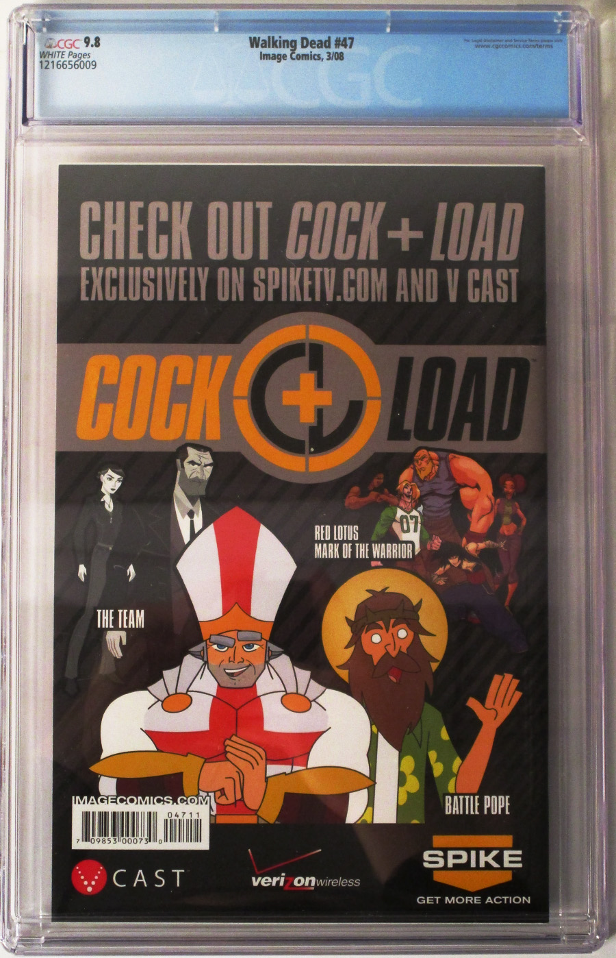 Walking Dead #47 Cover B CGC 9.8